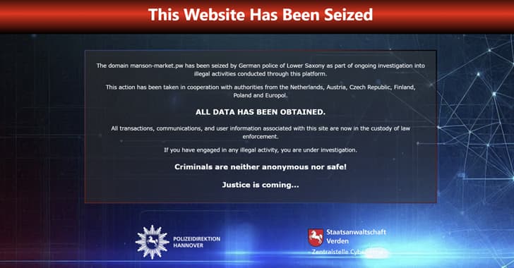 Europol Shuts Down Manson Market Fraud Marketplace, Seizes 50 Servers